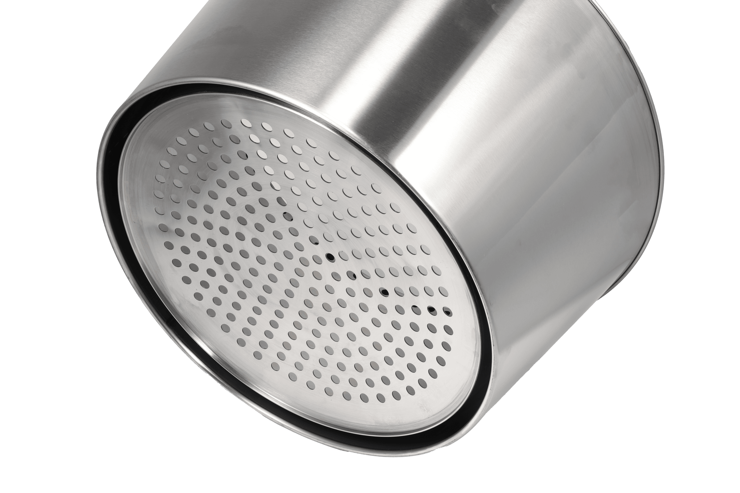 KZ-YS smokeless fire pit bottom perforated plate angled view – 304 stainless steel construction