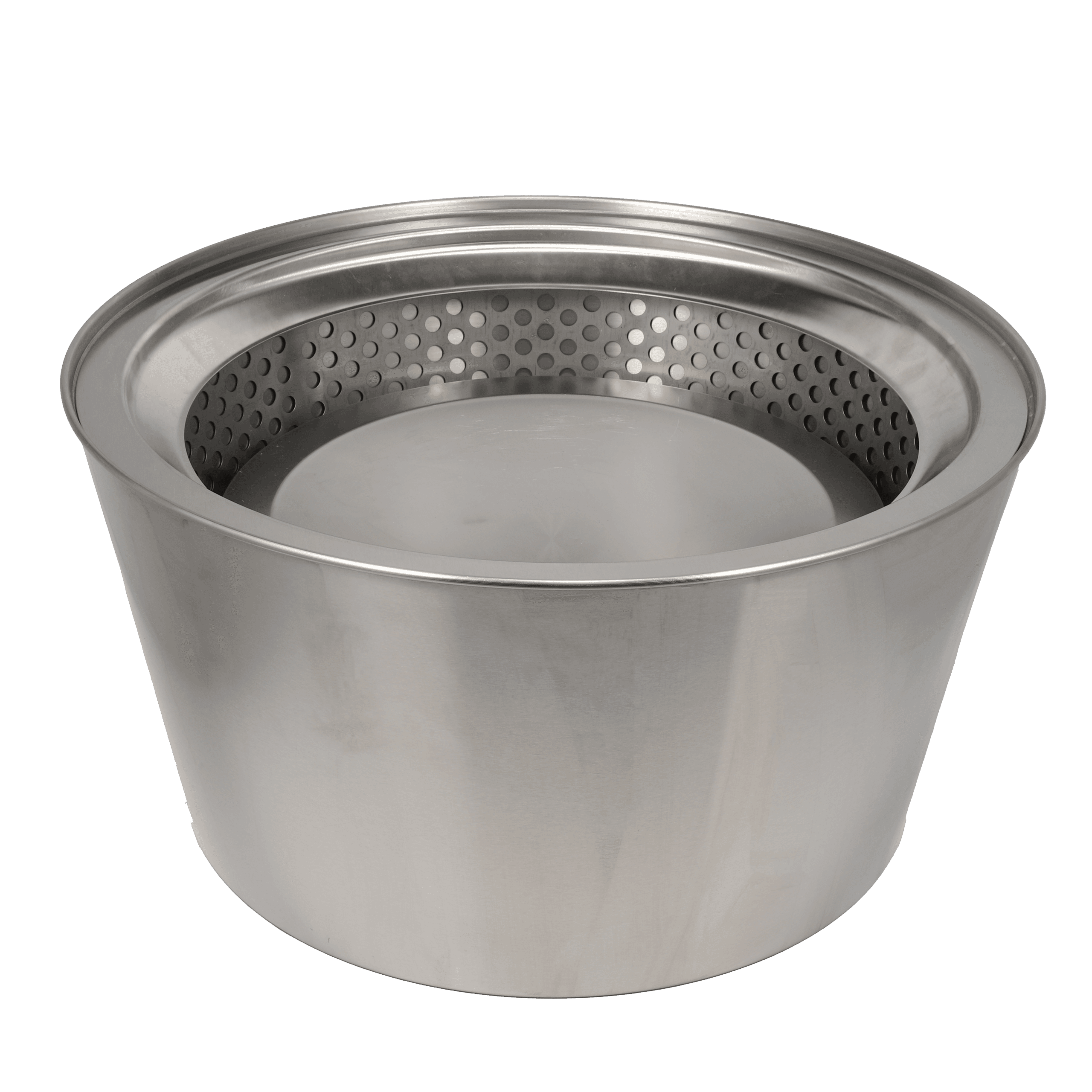 KZ-YS bowl smokeless fire pit full front view – double wall secondary combustion OEM wholesale China