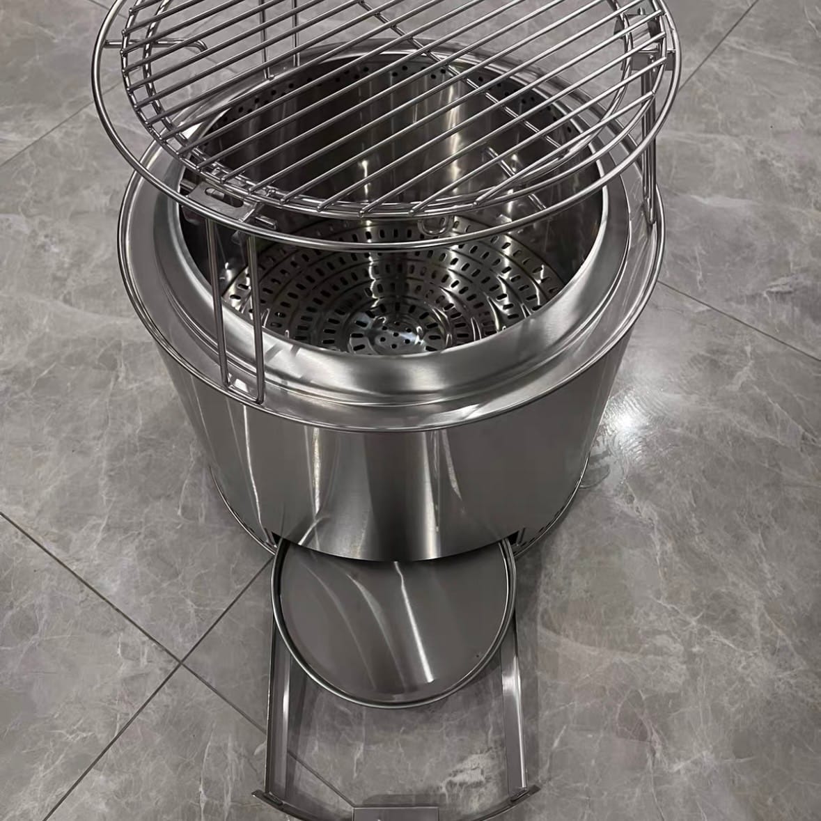 304 stainless steel smokeless fire pit outdoor