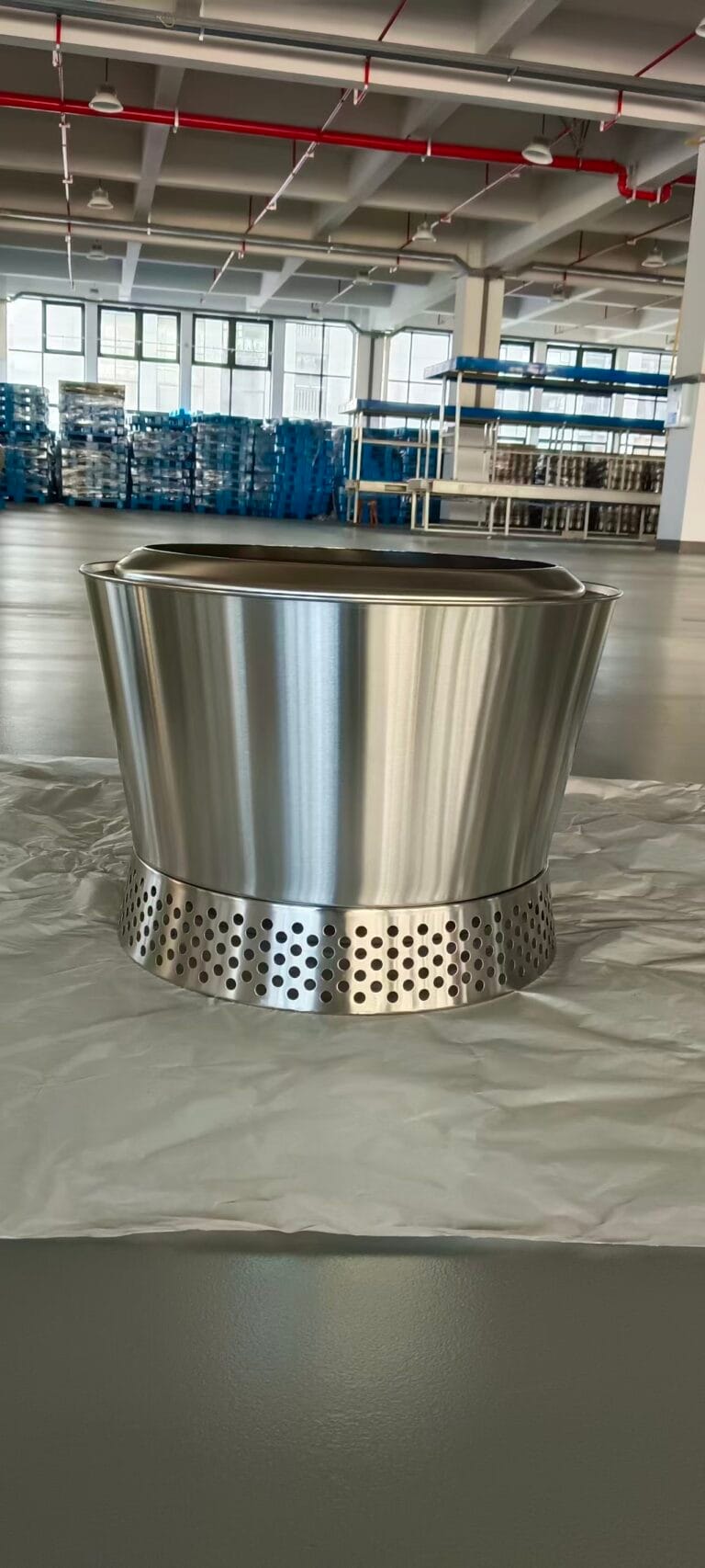 KZ series smokeless fire pit — 304 stainless steel double wall construction, available from 10 units MOQ